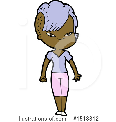 Royalty-Free (RF) Girl Clipart Illustration by lineartestpilot - Stock Sample #1518312