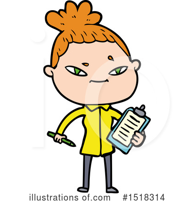 Royalty-Free (RF) Girl Clipart Illustration by lineartestpilot - Stock Sample #1518314