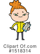Girl Clipart #1518314 by lineartestpilot