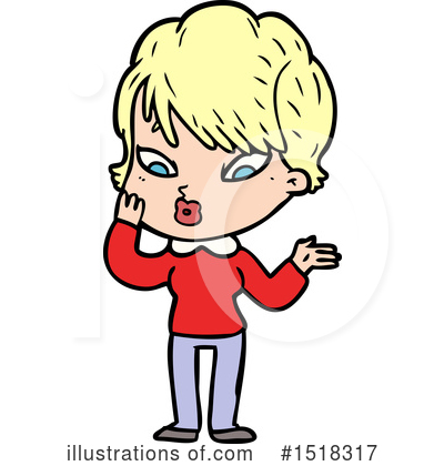 Royalty-Free (RF) Girl Clipart Illustration by lineartestpilot - Stock Sample #1518317