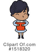 Girl Clipart #1518320 by lineartestpilot
