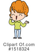 Girl Clipart #1518324 by lineartestpilot