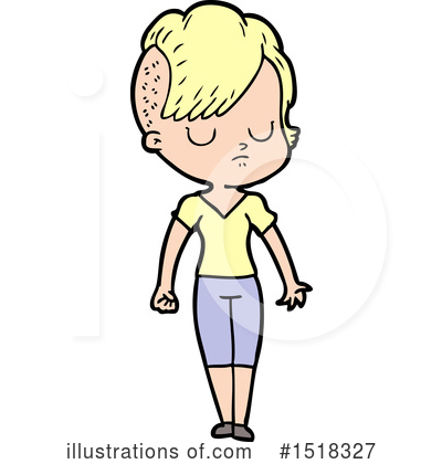 Royalty-Free (RF) Girl Clipart Illustration by lineartestpilot - Stock Sample #1518327