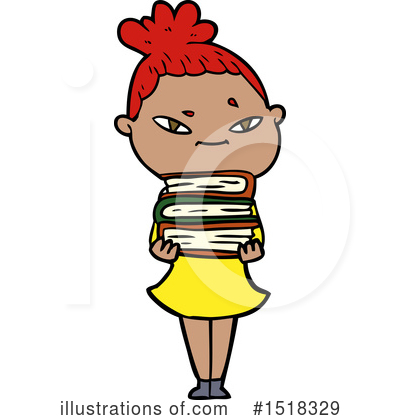 Royalty-Free (RF) Girl Clipart Illustration by lineartestpilot - Stock Sample #1518329