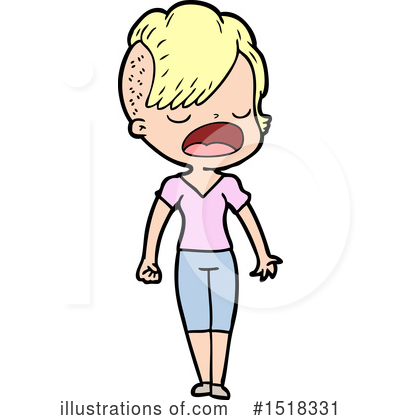 Royalty-Free (RF) Girl Clipart Illustration by lineartestpilot - Stock Sample #1518331