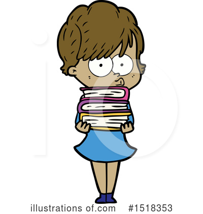 Royalty-Free (RF) Girl Clipart Illustration by lineartestpilot - Stock Sample #1518353