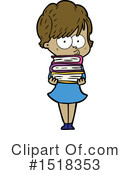 Girl Clipart #1518353 by lineartestpilot