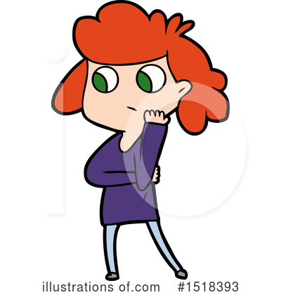 Royalty-Free (RF) Girl Clipart Illustration by lineartestpilot - Stock Sample #1518393