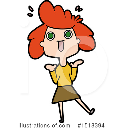Royalty-Free (RF) Girl Clipart Illustration by lineartestpilot - Stock Sample #1518394