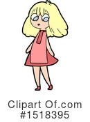 Girl Clipart #1518395 by lineartestpilot