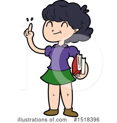 Royalty-Free (RF) Girl Clipart Illustration by lineartestpilot - Stock Sample #1518396