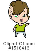 Girl Clipart #1518413 by lineartestpilot