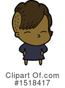 Girl Clipart #1518417 by lineartestpilot