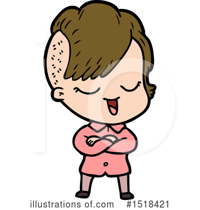 Royalty-Free (RF) Girl Clipart Illustration by lineartestpilot - Stock Sample #1518421