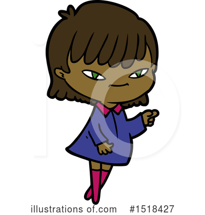 Royalty-Free (RF) Girl Clipart Illustration by lineartestpilot - Stock Sample #1518427
