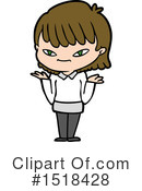 Girl Clipart #1518428 by lineartestpilot