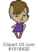 Girl Clipart #1518432 by lineartestpilot