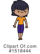 Girl Clipart #1518444 by lineartestpilot
