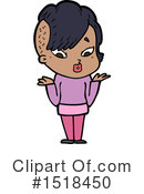 Girl Clipart #1518450 by lineartestpilot
