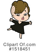 Girl Clipart #1518451 by lineartestpilot