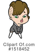 Girl Clipart #1518452 by lineartestpilot