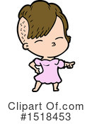 Girl Clipart #1518453 by lineartestpilot