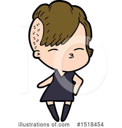 Royalty-Free (RF) Girl Clipart Illustration by lineartestpilot - Stock Sample #1518454