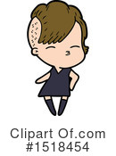Girl Clipart #1518454 by lineartestpilot