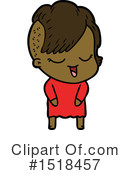 Girl Clipart #1518457 by lineartestpilot
