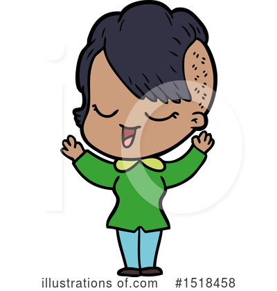 Royalty-Free (RF) Girl Clipart Illustration by lineartestpilot - Stock Sample #1518458