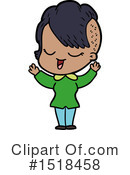 Girl Clipart #1518458 by lineartestpilot
