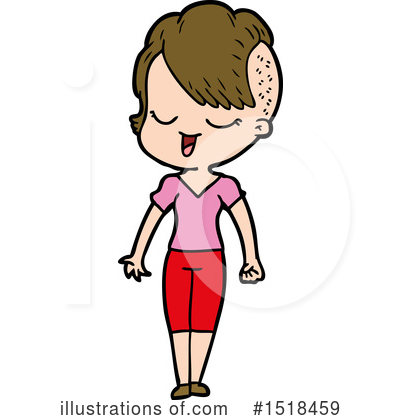 Royalty-Free (RF) Girl Clipart Illustration by lineartestpilot - Stock Sample #1518459