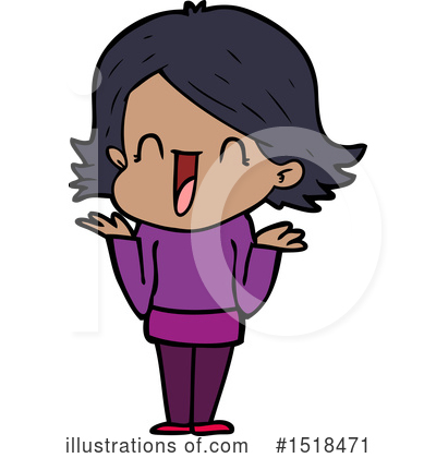 Royalty-Free (RF) Girl Clipart Illustration by lineartestpilot - Stock Sample #1518471