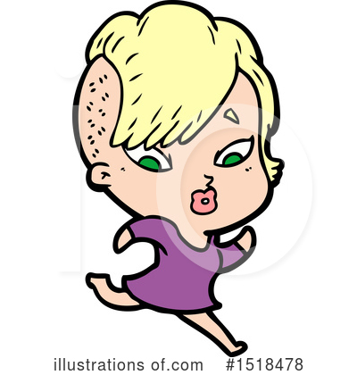 Royalty-Free (RF) Girl Clipart Illustration by lineartestpilot - Stock Sample #1518478