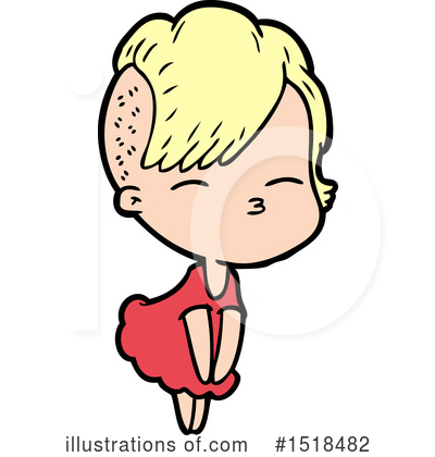 Royalty-Free (RF) Girl Clipart Illustration by lineartestpilot - Stock Sample #1518482