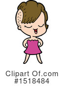 Girl Clipart #1518484 by lineartestpilot