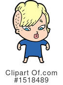 Girl Clipart #1518489 by lineartestpilot