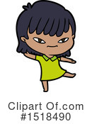 Girl Clipart #1518490 by lineartestpilot