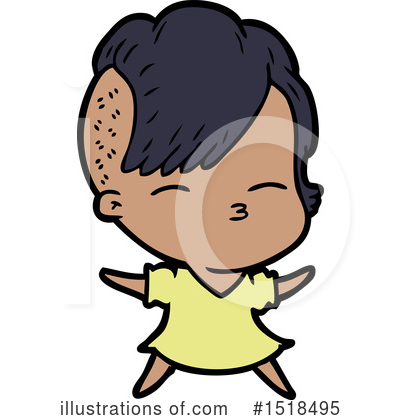 Royalty-Free (RF) Girl Clipart Illustration by lineartestpilot - Stock Sample #1518495