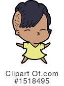 Girl Clipart #1518495 by lineartestpilot