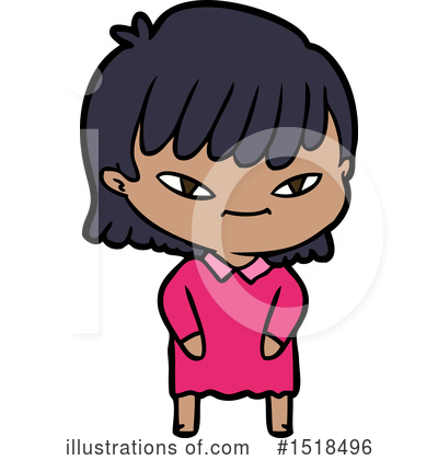 Royalty-Free (RF) Girl Clipart Illustration by lineartestpilot - Stock Sample #1518496