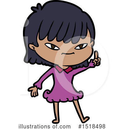 Royalty-Free (RF) Girl Clipart Illustration by lineartestpilot - Stock Sample #1518498