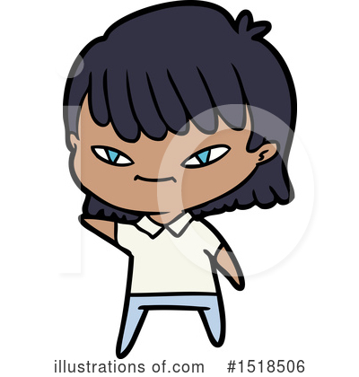 Royalty-Free (RF) Girl Clipart Illustration by lineartestpilot - Stock Sample #1518506