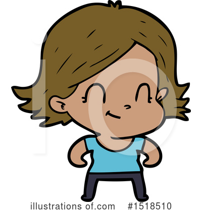 Royalty-Free (RF) Girl Clipart Illustration by lineartestpilot - Stock Sample #1518510