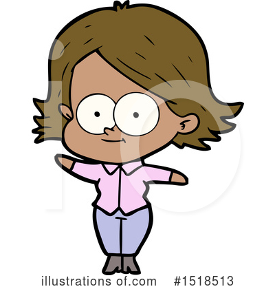 Royalty-Free (RF) Girl Clipart Illustration by lineartestpilot - Stock Sample #1518513