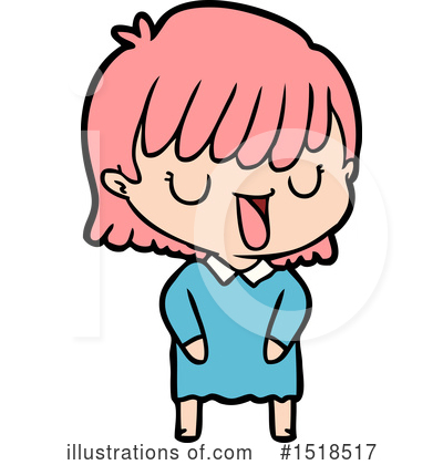 Royalty-Free (RF) Girl Clipart Illustration by lineartestpilot - Stock Sample #1518517