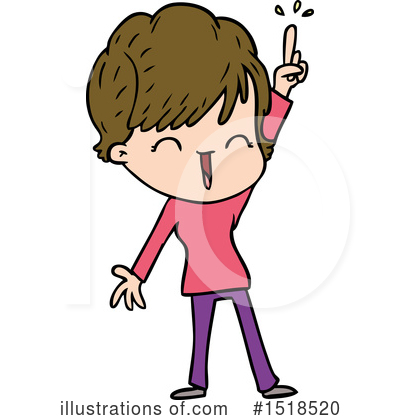 Royalty-Free (RF) Girl Clipart Illustration by lineartestpilot - Stock Sample #1518520