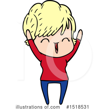 Royalty-Free (RF) Girl Clipart Illustration by lineartestpilot - Stock Sample #1518531