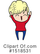 Girl Clipart #1518531 by lineartestpilot