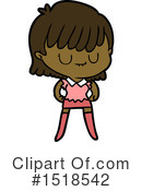 Girl Clipart #1518542 by lineartestpilot